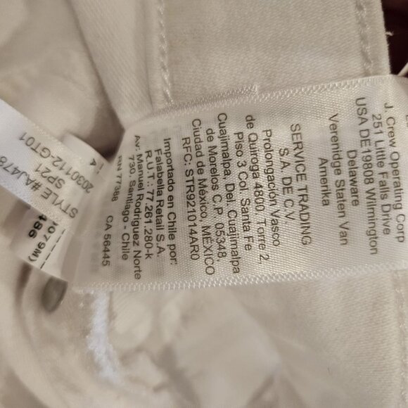 J. Crew White "Toothpick" Jeggings - Picture 6 of 9